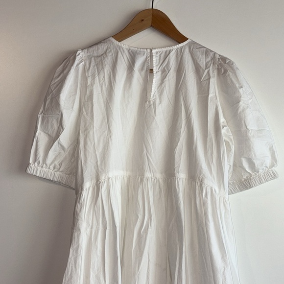 Aware by Vero Moda Puff Sleeve Dress White - Picture 9 of 11